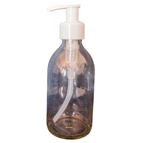 Bottle Glass Clear & pump 200ml